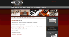 Desktop Screenshot of apmqmta.org